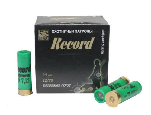 Патрон КХЗ 12/70 №5 Рекорд увел. осыпь 32 гр. Б/К