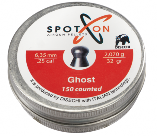 Пуля пневм. SPOTON Ghost 6,35 мм, 2,07 гр. (150 шт)