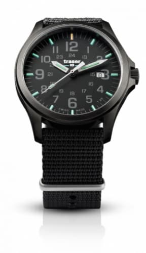Часы Traser  P67 OFFICER PRO GUNMETAL черный-текстиль(часы Трасер Офицер Про"Ган Металл"черный)