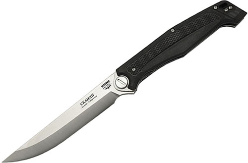 Нож складной Финка Сканди (на подшипниках) D2 Нокс подарочная коробка черная