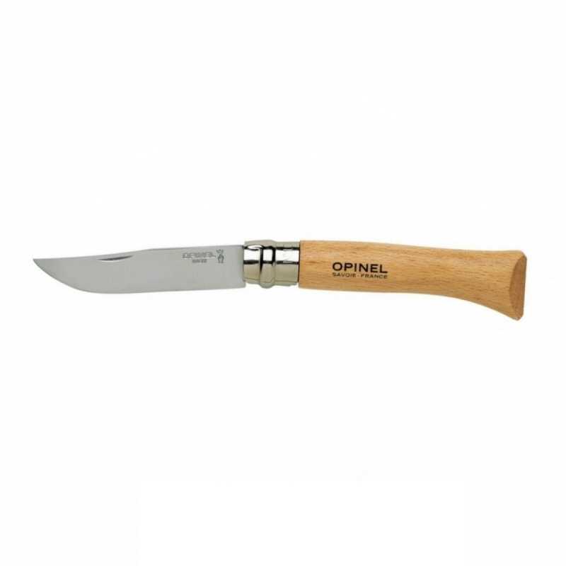 Нож Opinel №06 VRI клинок 7см, нерж.сталь, бук