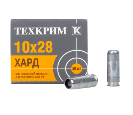 Патрон Техкрим ООП 10х28 Maximum Хард резин. пуля 1 г.