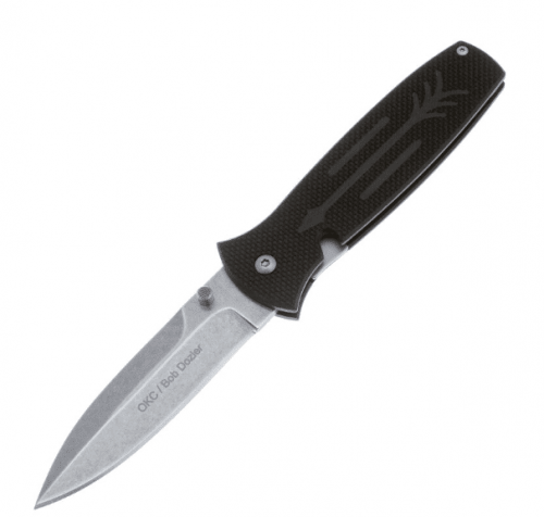 Нож складной ON_9100 OKC Dozier Arrow чёрная рукоять, G10, клинок D2