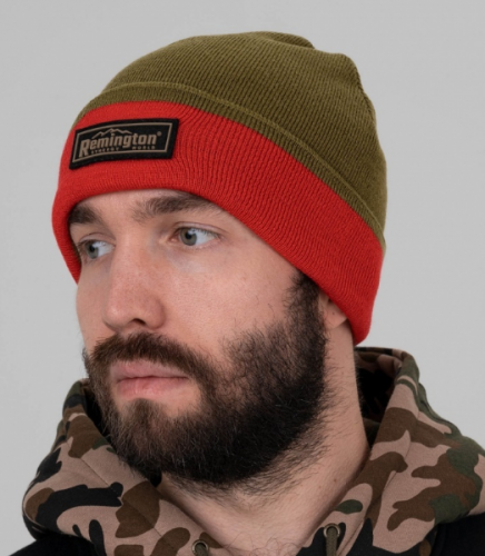 Шапка Remington двусторонняя Тight knit коричневый р. L/XL 