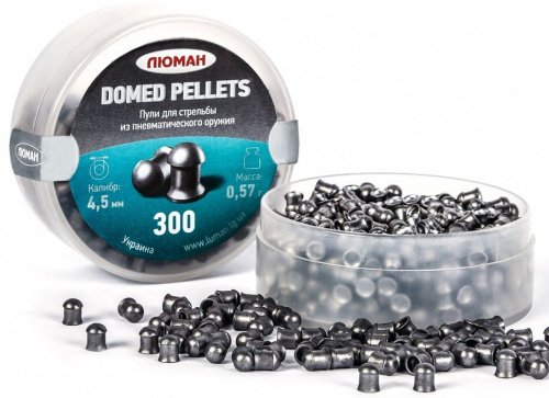 Пуля пневм. "Domed pellets", 4.5 мм.0.57 гр. (300 шт.)