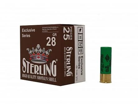 Патрон Sterling 16/70 дробь № 5, 28 гр.
