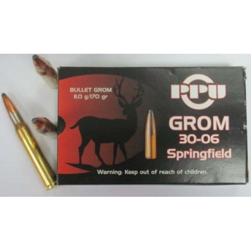 Патрон PPU .30-06 Spr GROM — т/п GROM, 11,0 гр.,