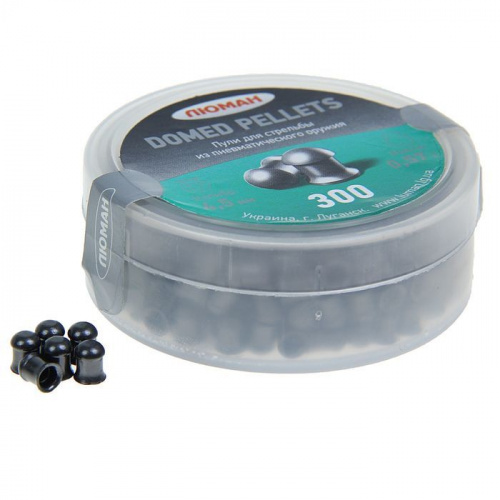 Пули Люман Domed pellets (300 шт) 0,57 гр, круглая головка