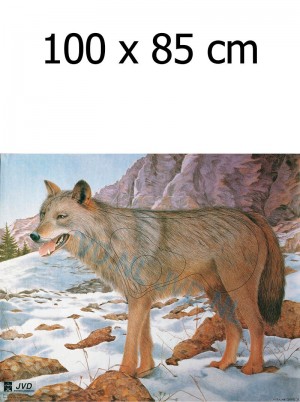 Мишень армированная JVD Animal Волк-модель 7						