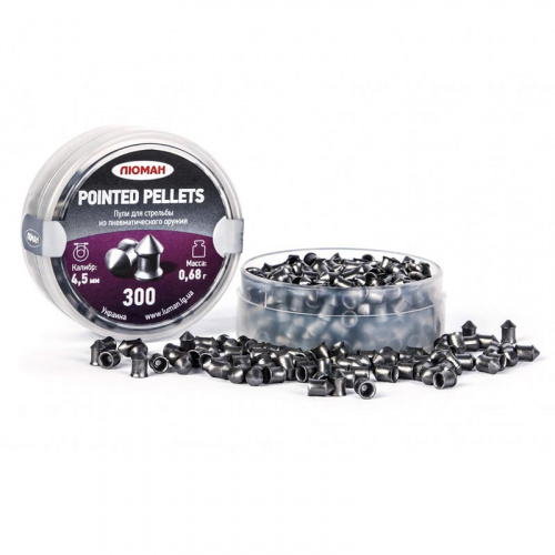 Пуля пневм. "Pointed pellets", 0.68 гр 4.5мм (300 шт.)
