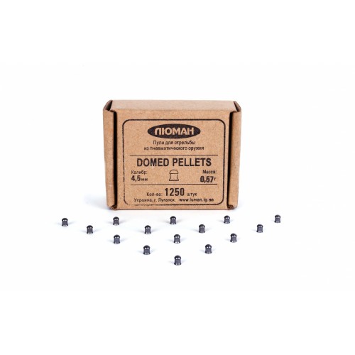 Пуля пневм. "Domed pellets", 4.5 мм.0.57 гр. (1250 шт.)