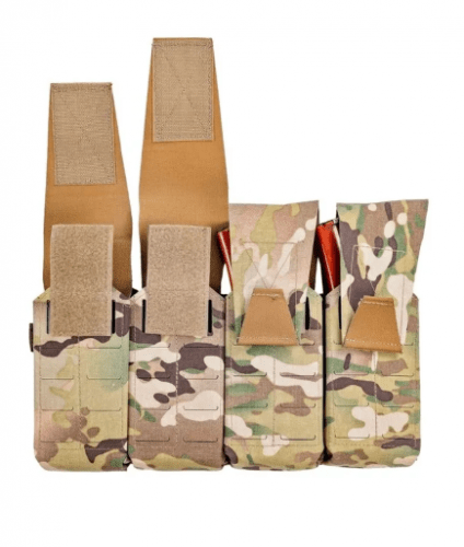 Подсумок автоматный жесткий 4-1 с клапаном на велкро (Цвет: Мультикам) Геар Крафт