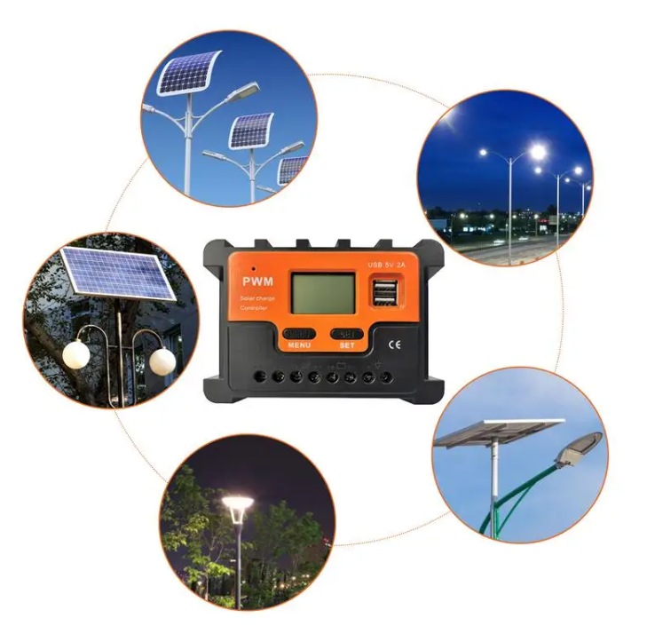 Контроллер для солнечных панелей 10А 12V/24V