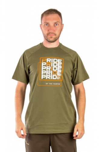 Футболка PRIDE (Квадро) (хлопок, хаки) р. XXXL