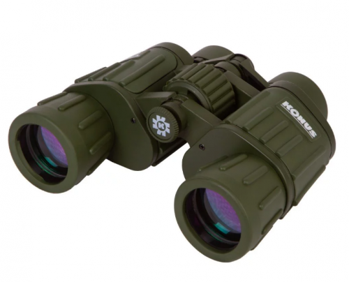 Бинокль Konus ARMY 8x42 WA, Porro-призмы, Bak-4, прорезиненный корпус, штативное гнездо, 845г/КОНУС