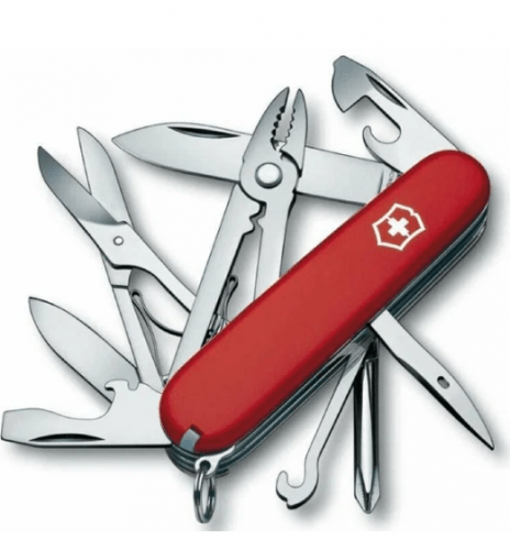 Нож Victorinox Deluxe Tinker, 91 мм, 17 функций, красный 