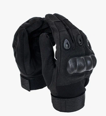 Перчатки такт. черные р.XL(z907)