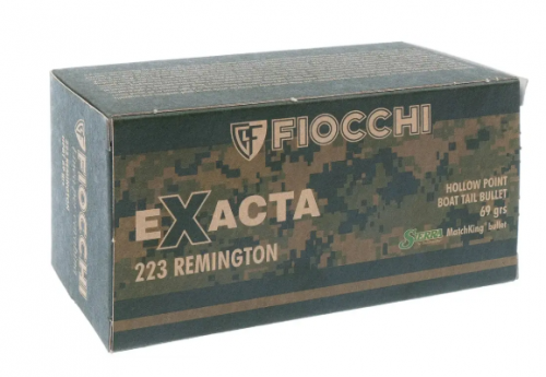 Патрон FIOCCHI кал.223 REM Perfecta HPBT 69/4,47