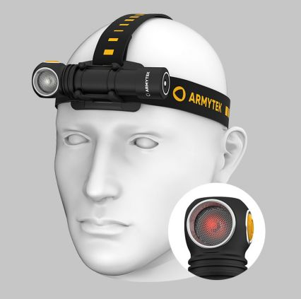 Фонарь Armytek WIZARD C2 WR MAGNET USB с красным светом