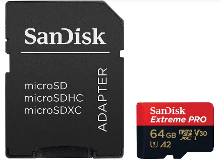 Карта памяти SDXC SanDisk 64 GB Extreme Pro UHS-I 