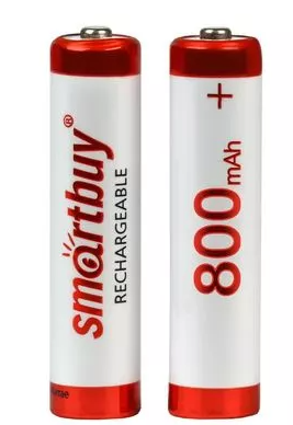 Ак-р Smartbuy аккумулятор АAА/R03 Ni-Mh 800 mAh (2 шт) SBBR-3A02BL 800