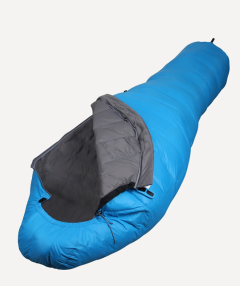 Спальный мешок пуховый Сплав Adventure Light голубой (220)