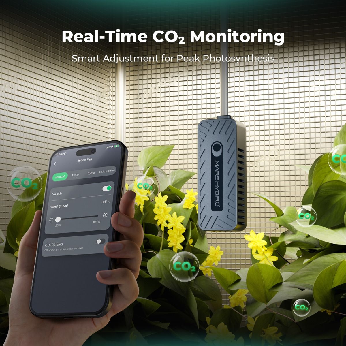 mars hydro smart sensor kit – ppfd, co₂, and soil sensors 