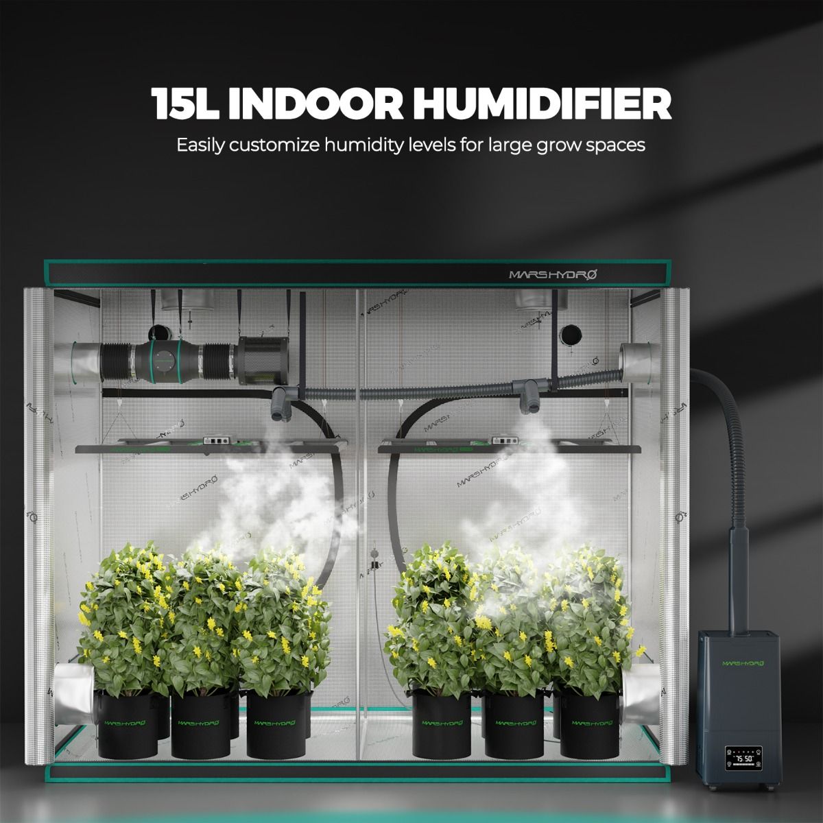 увлажнитель воздуха mars hydro 15л 100w 