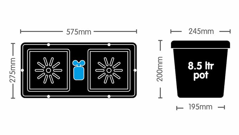 система автополива autopot easy2grow kit 4 растения 