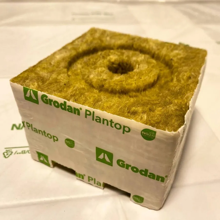 куб минеральный grodan plantop 100*100*65мм 