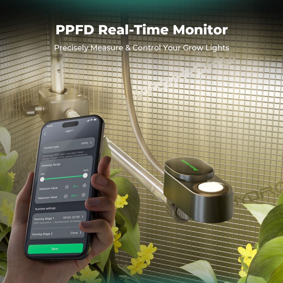mars hydro smart sensor kit – ppfd, co₂, and soil sensors 