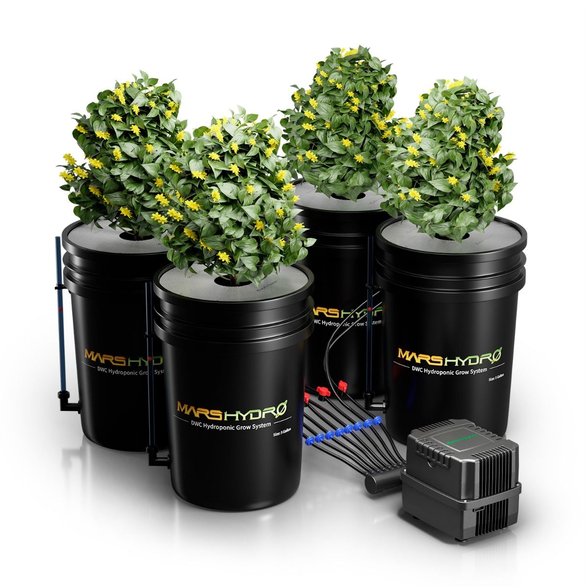 система dwc mars hydro 20л 4 растения 