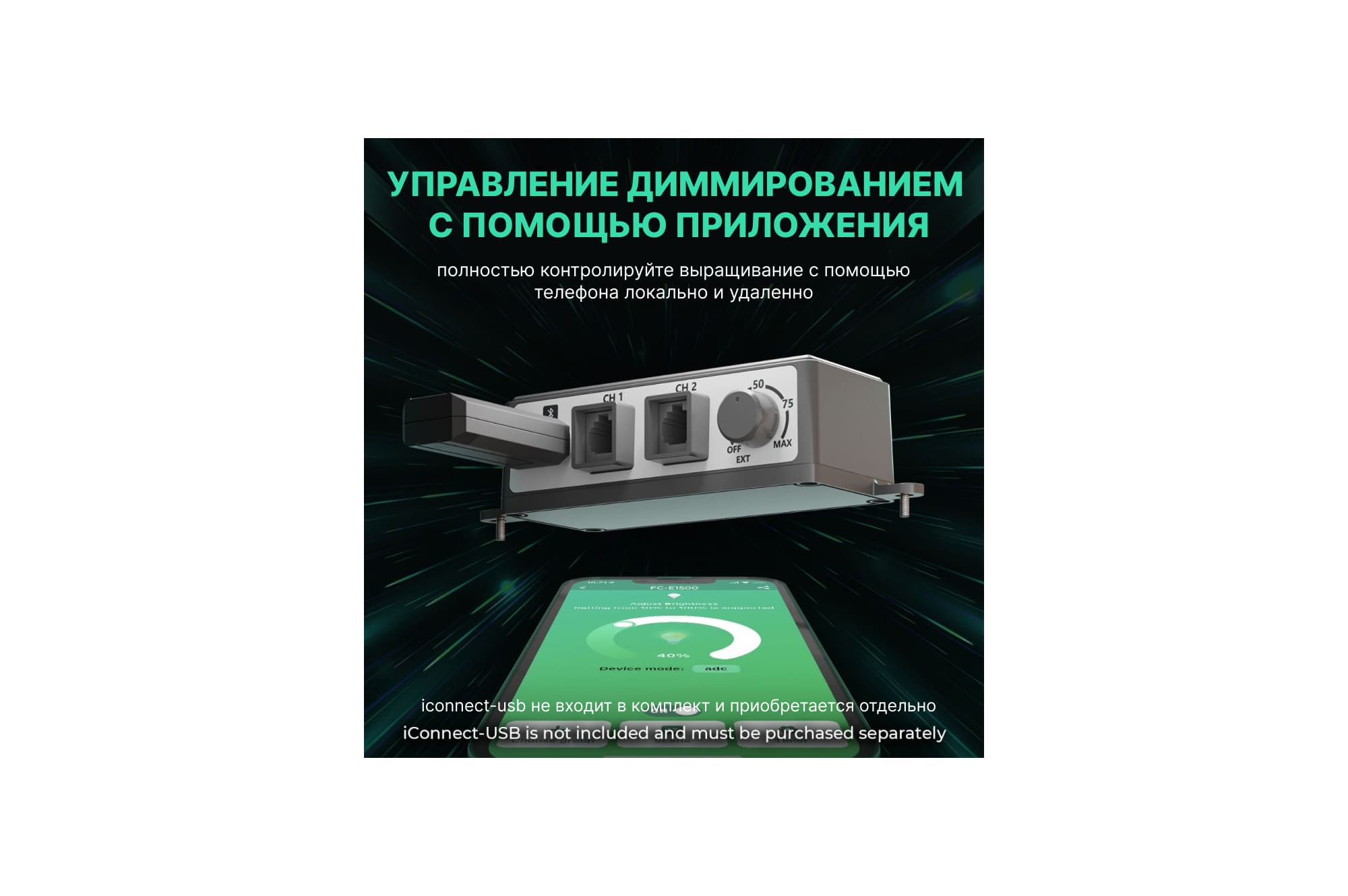 светодиодный светильник mars hydro fc 1500-evo 150w 