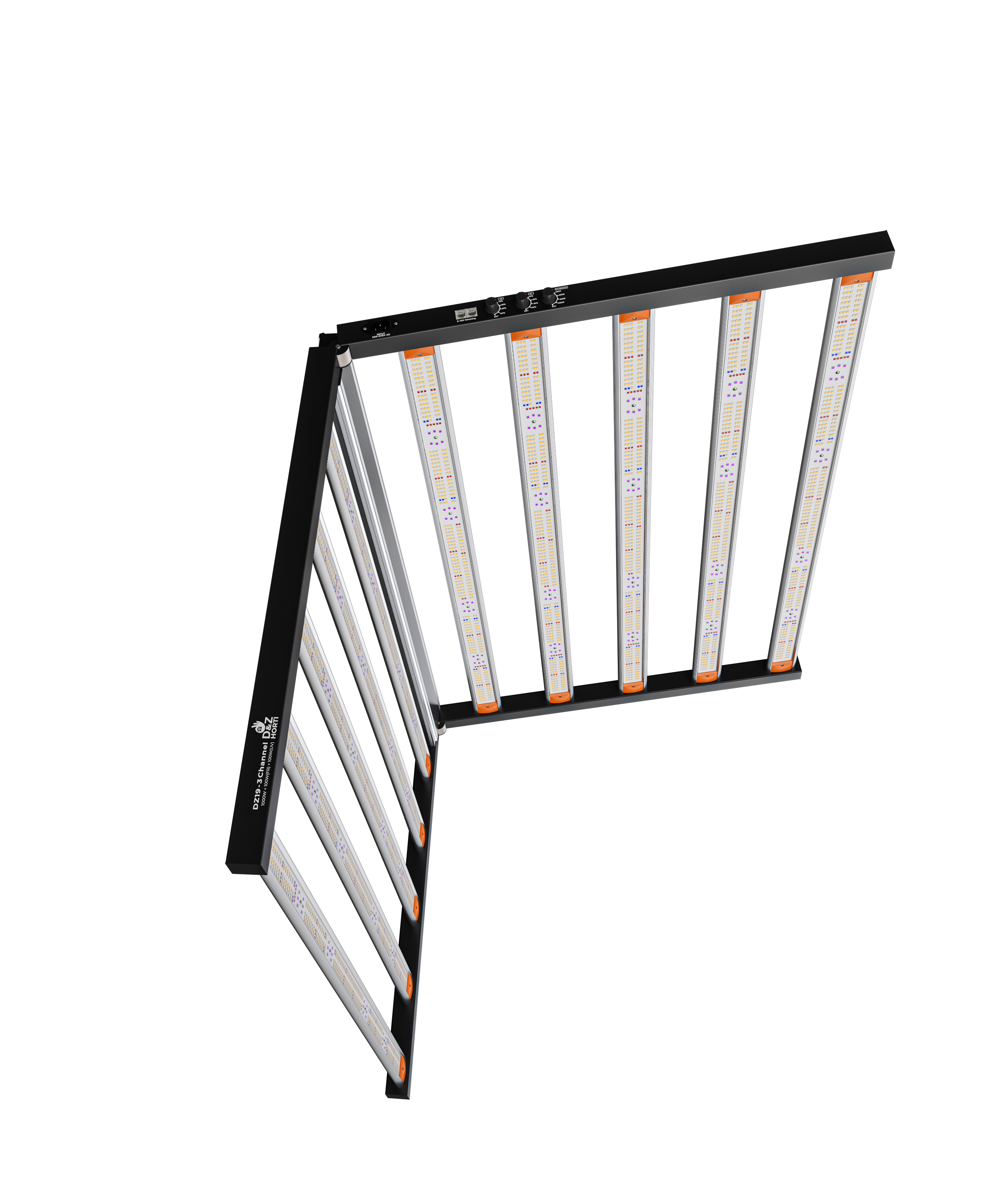 светодиодный светильник d&z 19 3 channel 1000w+100w(fr)+100w(uv)  