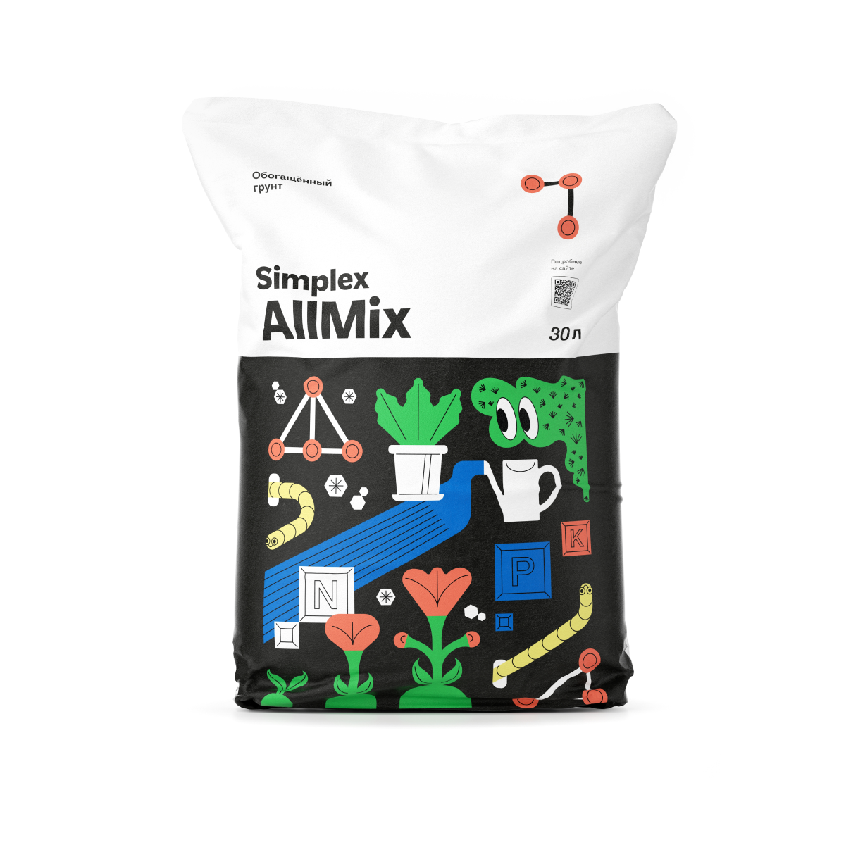 субстрат почвосмесь simplex allmix 