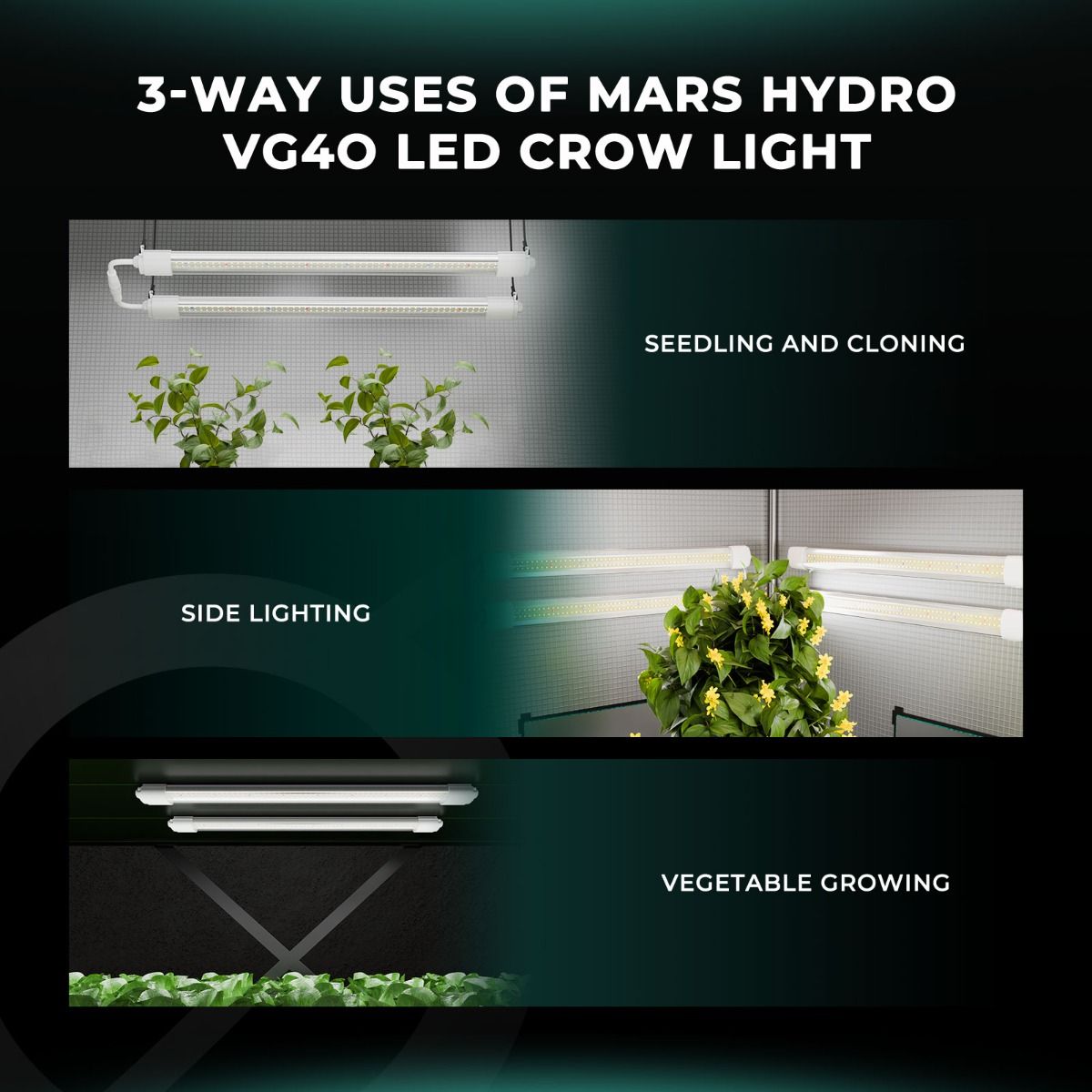 светодиодный светильник mars hydro vg40 