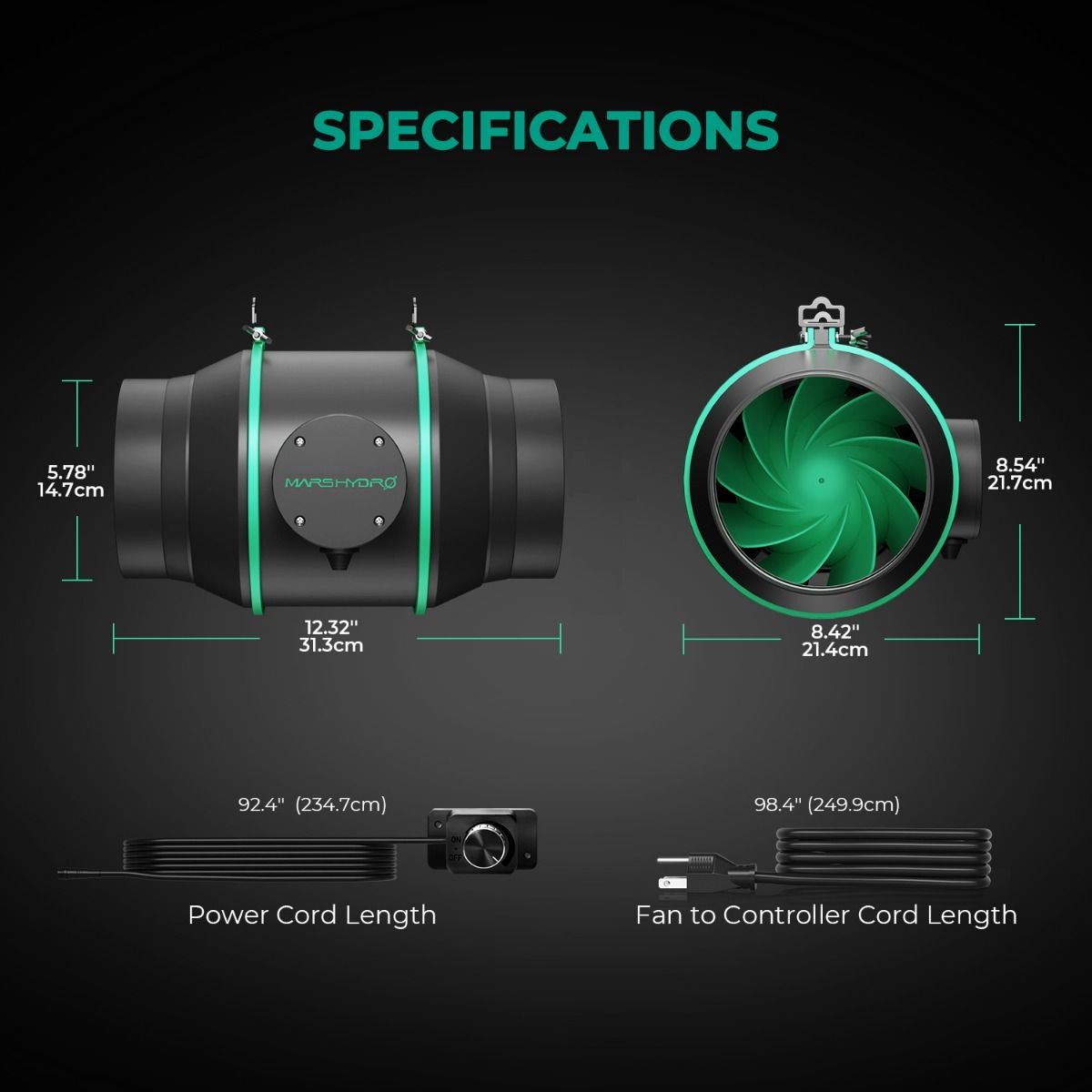 набор mars hydro 6 filterkits 680м3/ч 