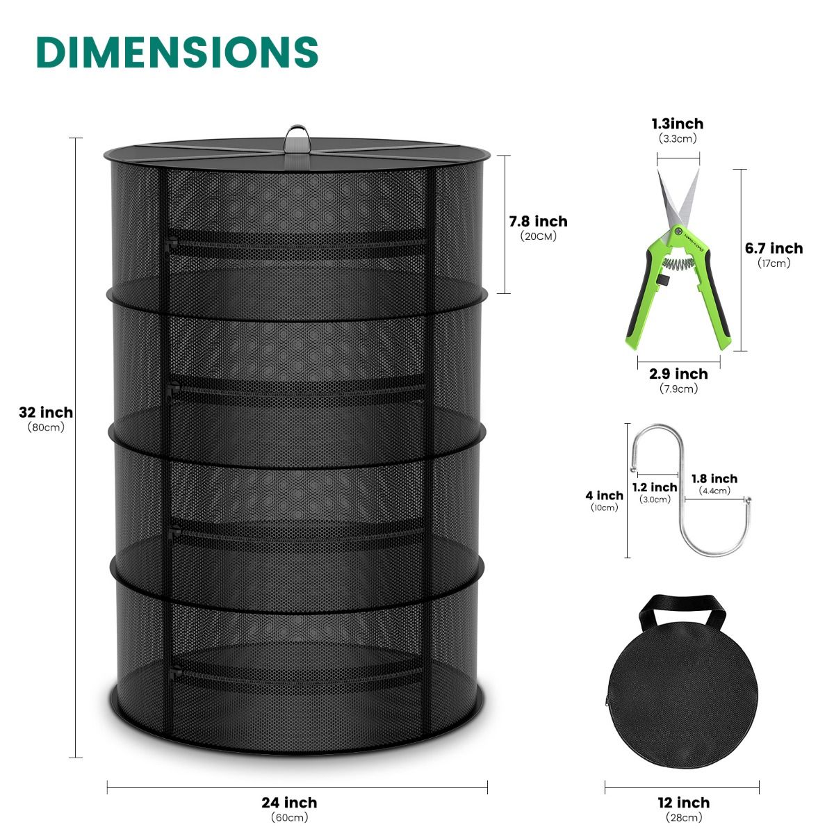 сушка mars hydro dry rack 4 секции 