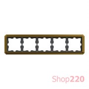 Рамка 5 постов, золото 24 карата, D-Antique Merten
