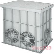 Колодец кабельный пластиковый 360х260х320 мм с крышкой, e.manhole.360.260.320.cover Enext CP362632