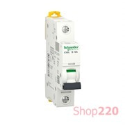 Автоматический выключатель 16А, 1 полюс, кривая B, IC60L Acti9 Schneider Electric