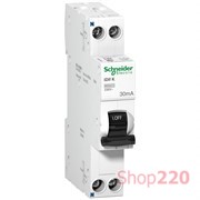 Дифавтомат 32А, 30мА, кривая C, тип А, IDIF K Acti9 Schneider Electric
