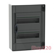 Распределительный щит навесной на 26 модулей, дымчатая дверь, PrismaSeT XS Schneider Electric