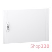 Дверь сплошная, белая, 1 ряд, 18 модулей, PrismaSeT XS, LVSXDP118, Schneider Electric