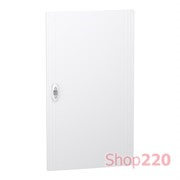 Дверь сплошная, белая, 4 ряда, 18 модулей, PrismaSeT XS, LVSXDP418, Schneider Electric