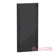 Дверь дымчатая, 4 ряда, 13 модулей, PrismaSeT XS, LVSXDS413, Schneider Electric