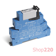 Реле ИФМ; 2CO; 8A; 110-125В AC/DC; AgNi; LED; защита кот.; зажим.; DIN-рейка; 14мм