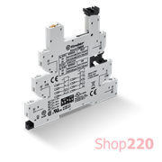 Таймер розетки; MasterTIMER; 12-24В AC/DC; AI,BE,CE,DE,DI,EE,GI,SW; 0.1с-6ч; LED; OUT защита; зажим.; реле 34.51, 34.81; DIN-рейка; 6.2мм