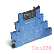 Реле ИФМ; 1CO; 6A; 220-240В AC/DC; AgNi+Au; LED; защита кот.; зажим.; DIN-рейка; 6.2мм