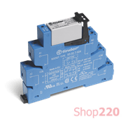 Реле ИФМ; 2CO; 8A; 220-240В AC/DC; AgNi; LED; защита кот.; зажим.; DIN-рейка; 14мм